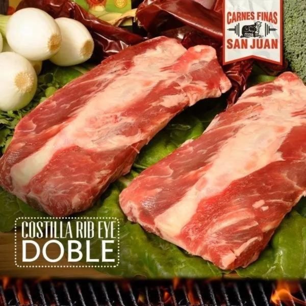 Carne Para Asar Costilla De Rib Eye Doble 3kg De La San Juan